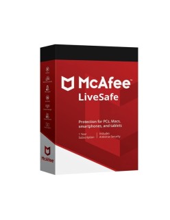 McAfee LiveSafe : abonnement d'un an pour un nombre illimité d'appar